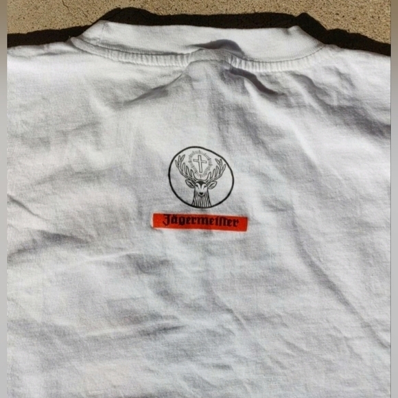 Vtg 1990s Jägermeister Alcoholic Beverage Drink Promo T-Shirt (L) - Picture 4 of 5